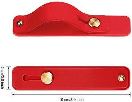 Weewooday 12 Pcs Phone Grip Strap Telescopic Finger Strap Bracket Portable Phone Finger Kickstand Handle Grip Holder(Soft Colors)