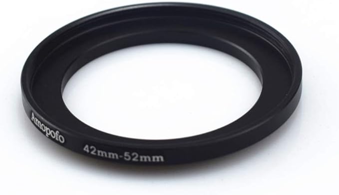 42mm to 52mm Camera Filters Ring Compatible All 42mm Camera Lenses or 52mm UV CPL Filter Accessory,42-52mm Camera Step-Up Ring