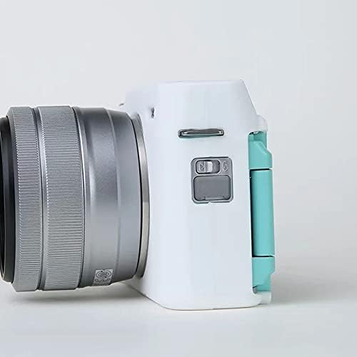 Professional Secure Silicone Camera Case Cover Housing Body Skin for Fujifilm Fuji X-A7 XA7 XA 7 Mirrorless Digital Camera (White)