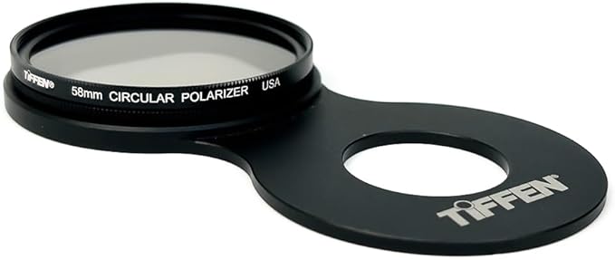 TIFFEN 58MM Filter Mount with Circular Polarizer KIT for iPhone 13/14/15/16 PRO, MAGSAFE Compatible, Slim and Lightweight Design, Magnetic Filter Mount
