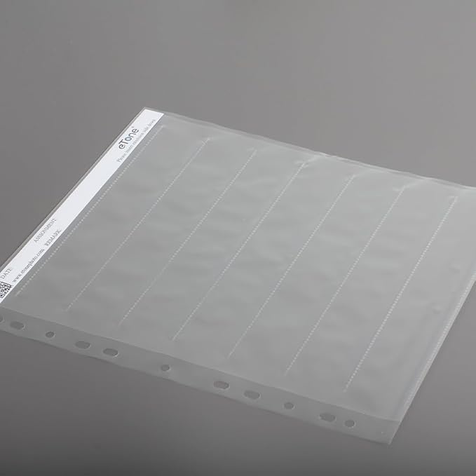 35mm Film Negative Sleeves - 25 pcs Storage Pages for 35mm Film Strips, Holds 7 Strips of 6 Frames