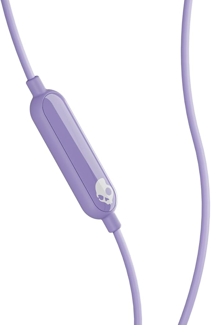 Skullcandy Set USB-C Wired Earbuds with Noise Isolating Fit, Built-in Microphone Call and Track Control for iPhone Android, Ear Gels Included for Custom Fit - Preppy Purple