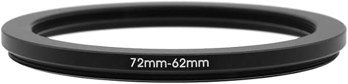 72-49/52/55/57/58/62/67/72/74/77/82/86/95/105mm Step Up & Step Down Rings Adapter for Camera Lens and Filters 72-62 Filter Adapter Ring 72mm Lens to 62mm Filters