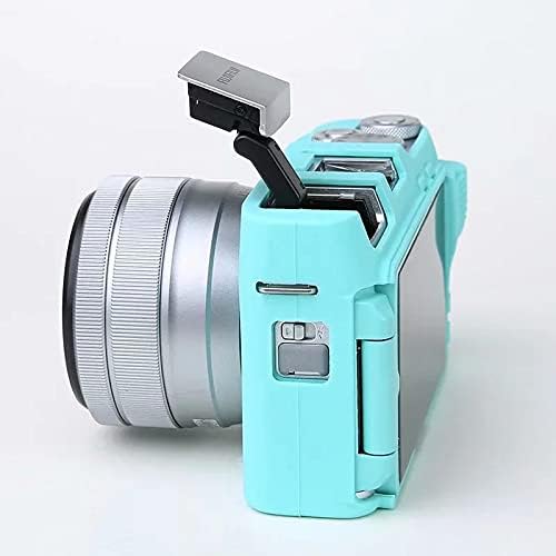 Professional Secure Silicone Camera Case Cover Housing Body Skin for Fujifilm Fuji X-A7 XA7 XA 7 Mirrorless Digital Camera (Light Blue)