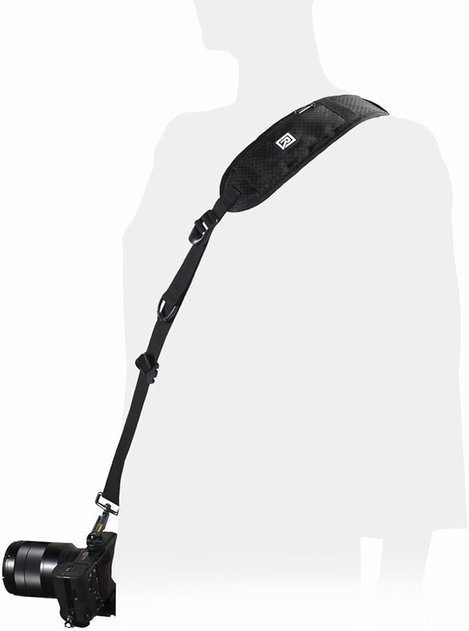 BLACKRAPID RS-4 Retro Classic, Original Camera Sling Design, Strap for DSLR, SLR and Mirrorless Cameras, for Right-Handed and Left-Handed Photographers, with On-The-Fly Sling Length Adjuster