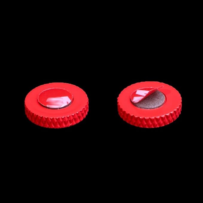 Camera Soft Release Shutter Button Cap for ZV-1 ZV1 RX100M7 RX100M6 RX100M5 RX100M4 RX100M3 A6000 A6100 A6300 A6400 A7R A7S A7 Flat Surface Cameras Shutter Button Red(2 Pack)