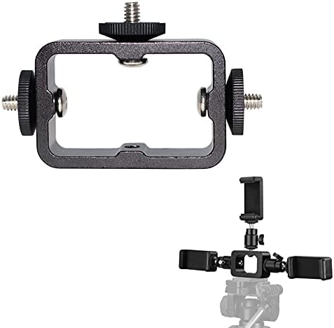 Walway Multi-Function Triple Hot Shoe Base Mount Bracket for LED Monitors Microphones Audio Recorder & Studio Flash Video Camera