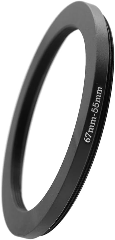 67-46/49/52/55/58/62/67/72/77/82/86/95/105mm Step Up & Step Down Rings Adapter for Camera Lens and Filters 67-55 Filter Adapter Ring 67mm Lens to 55mm Filters