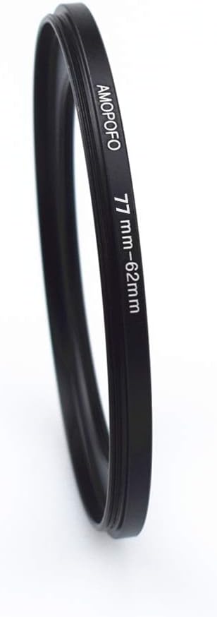 77mm to 62mm /77mm-62mm Step-Down Ring Filter Adapter for All Brands UV,ND,CPL,Metal Step-Down Ring Adapter