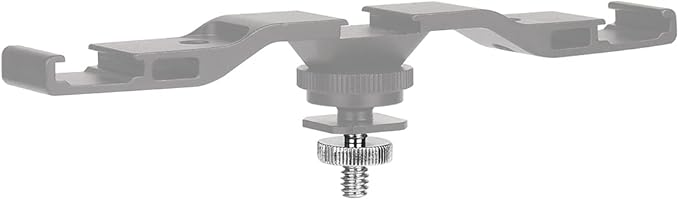 6 Pack International Standard 1/4"-20 Male to 1/4"-20 Male Threaded Tripod Screw Adapter Standard Tripod Mounting Thread Camera Screw Adapter Converter,Precision Made