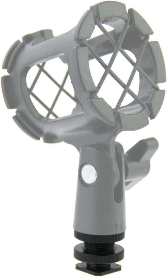 CAMVATE 5/8"-27 Male Threaded Cold Shoe Adapter to Hot Shoe for Microphone Mic Mount - 0953