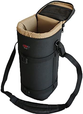 Nicama LB1 Deluxe Water-Resistant Camera Lens Pouch Case for Canon RF 800mm Tamron SP 150-600mm Sigma 150-600mm 150-500mm Nikon Nikkor AF-S 200-500mm & More, Zipper Polyester Lens Protective Bag