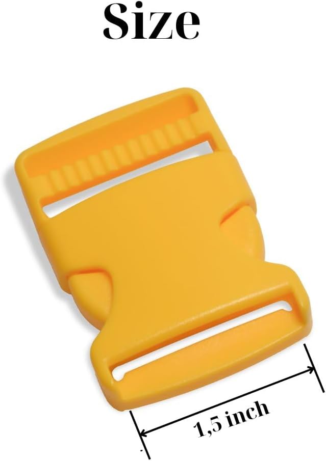 Buckles for Straps Set of 4 Pcs Plastic Buckle Clip Quick Side Release Plastic Fastener