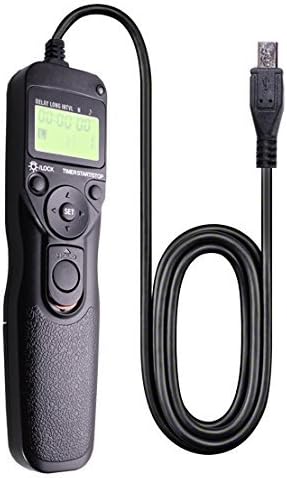Foto&Tech LCD Timer Shutter Release Remote Control Cord Compatible with PENTAX 645Z, 645D, K1, K3, K5, K5 II, K30, K50, K500, K7, K110D, K100D, K100D Super, K200D, K10D, K20D
