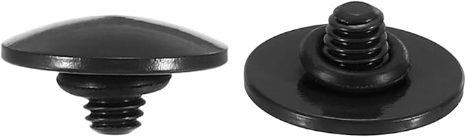 PATIKIL Camera Shutter Button, 2 Pack Soft Shutter Release Button Pure Copper Camera Button Convex Suitable for Nikon for Fujifilm for Leica DSLR/SLR Camera, Black