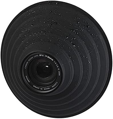 Camera Lens Hood Collapsible Reversible Filter Thread Rubber Digital Hood DSLR Cap Shade (For 70-90mm Lens)