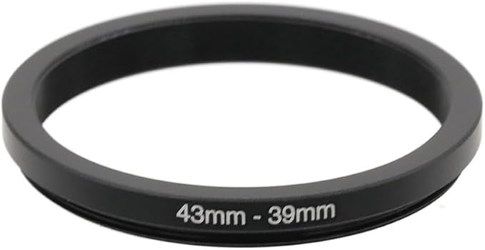 43-28/37/39/40.5/43/46/49/52/55/58/62/67/72/77/82mm Step Up & Step Down Rings Adapter for Lens and Filter 43-39 Filter Adapter Ring 43mm Lens to 39mm Filters