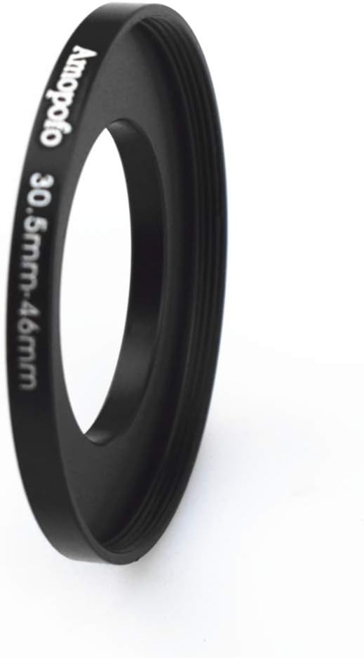 30.5mm to 46mm Camera Filters Ring Compatible All 30.5mm Camera Lenses or 46mm UV CPL Filter Accessory,30.5-46mm Camera Step Up Ring