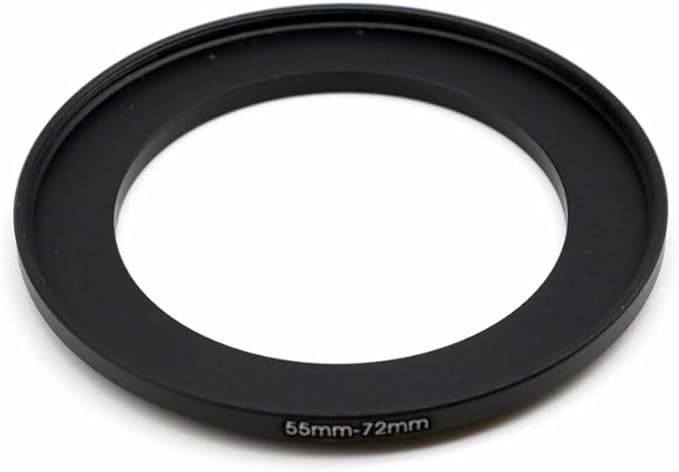 55-46/49/52/58/62/67/72/77mm Step Up & Step Down Filter Ring Adapter for Camera ND/UV/CPL (55-72mm)