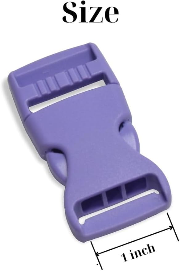 Buckles for Straps Set of 4 Pcs Plastic Buckle Clip Quick Side Release Plastic Fastener
