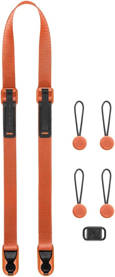 Peak Design Leash Camera Strap - Configurable as a Sling, Neck, Shoulder Strap or Safety Tether, Adjustable, Compact