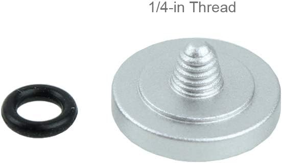 Foto&Tech Soft Shutter Release Button Compatible with Fuji Fujifilm X-T5 X-T4 X-T3 X-T30 X-T30 II X-T20 X-PRO3 X100V X100F X-E4 X-E3 RX1R II RX10 IV III Leica M9 Nikon Df F3 (3 Pieces, Silver)