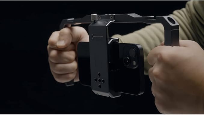 9.Solutions Smartphone Video Rig, Phone Video Stabilizer Handheld Video Rig Kit Filmmaking Vlogging Cage for Videomaker Videographer YouTube Tiktok for Mobile Phone, 9.VB5119