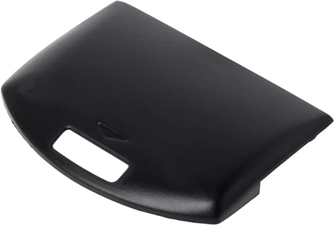 Black Battery Cover, Battery Back Door Cover, Case for PSP 1000 1001 Fat Replacement Cases, Remote Control Accessories