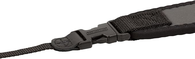 OP/TECH USA Classic Strap (Steel) – Neck & Shoulder Strap for Camera and Binocular Use with Adjustable Design for Comfort and All-Day Carry - Made in USA