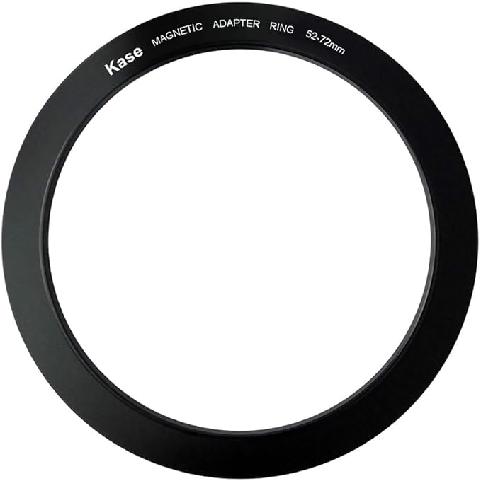 Kase Magnetic 52-72mm 52mm to 72mm Filter Step-Up Adapter Ring for Wolverine Magnetic Filters