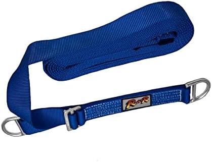 Rock-N-Rescue Professional Nylon Web Anchor Strap - Safety-Rated D-Ring Configuration, Heavy-Duty Fall Protection Equipment, Multiple Lengths 36-180 Inch, Industrial Safety Gear