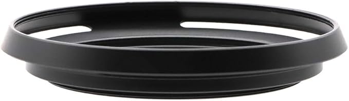 67mm Hollow Lens Hood 67mm Screw in Curved Vented Lens Hood 67mm Metal Lens Hood for 67mm Lens Hood Wide(Black)