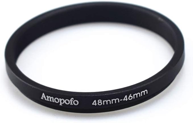 48mm to 46mm Camera Filters Ring Compatible All 48mm Camera Lenses to 46mm UV CPL Filter Accessory,48-46mm Camera Step-Down Ring