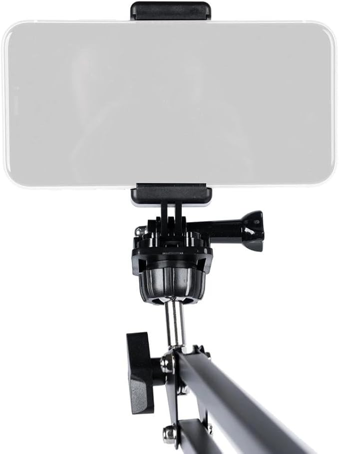 Phone Video Stand,Overhead Camera Mount Compatible with iPhone Samsung Live Streaming,Baking,Craft,Videos,Online Lessons