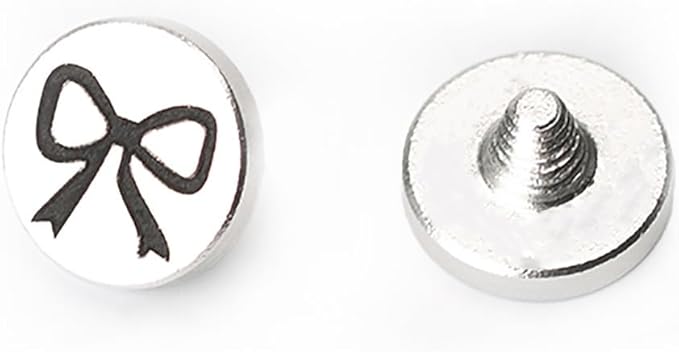 Butterfly Bow Ribbon Pattern Camera Metal Shutter Button Decorative Button Set for Fujifilm X100VI X-T30 X-T20 X-T10 X-T3 X-T2 for Nikon ZF Z5 Z6 Z7II (Aluminum Alloy-Shutter Decorative Button)