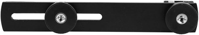 GLOGLOW Mount Bracket Aluminum Alloy Flash Bracket, Dual Head for Photographers Other Equipment Accessories