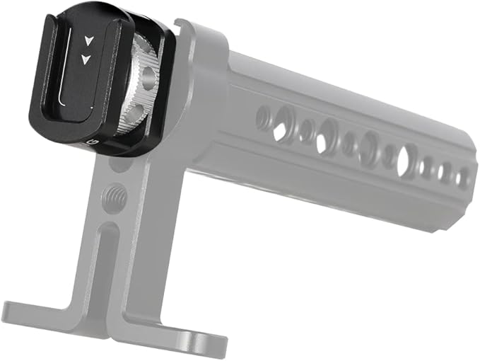 NICEYRIG Cold Shoe Adapter for 1/4’’-20 Thread, Thumbscrew Easy Mounting Cold Shoe Base for Microphone Flash LED Video Light - 499