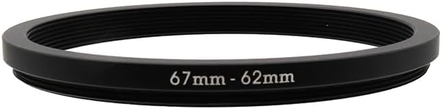 67-46/49/52/55/58/62/67/72/77/82/86/95/105mm Step Up & Step Down Rings Adapter for Camera Lens and Filters 67-62 Filter Adapter Ring 67mm Lens to 62mm Filters