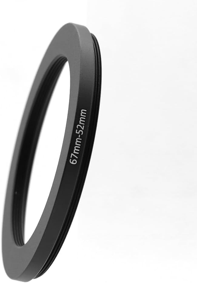 67-46/49/52/55/58/62/67/72/77/82/86/95/105mm Step Up & Step Down Rings Adapter for Camera Lens and Filters 67-52 Filter Adapter Ring 67mm Lens to 52mm Filters
