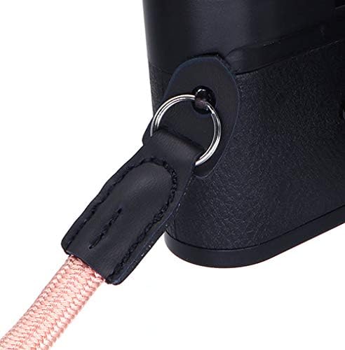 HITHUT Adjustable Rope Camera Wrist Strap Hand Strap for SLR DSLR Digital Mirrorless Cameras Pink