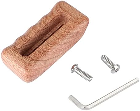 CAMVATE Wooden Hand Grip with 1/4"-20 Mounting Groove for DSLR Camera Cage Kit(Left Hand) - 2828