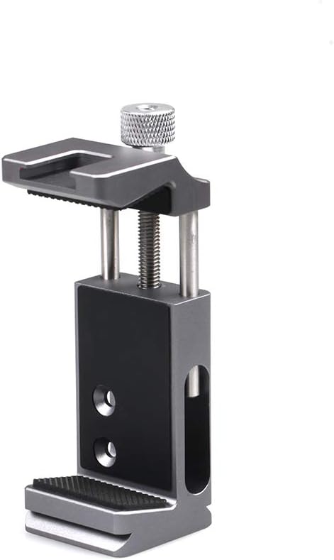 Cinema Mount Mini Smartphone Rig & Aluminum Alloy Grip Handle, Cell Phone Tripod Adapter, Standard Cold Shoe Mount, Tripod Mount, Fit Arca Swiss Compatible with iPhone 11 12 Pro Max