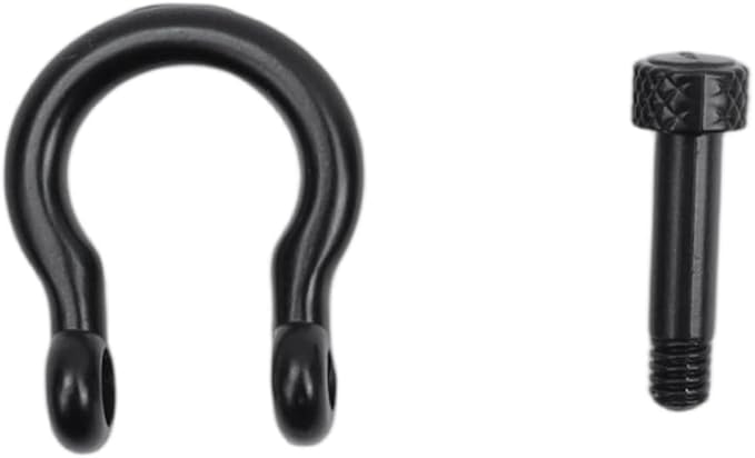 Semetall Screw Pin Anchor Shackle,10 PCS D Ring Shackle for Rigging, Lifting, Tow Strap, and Steel Wire Rope(15mm or 3/8")