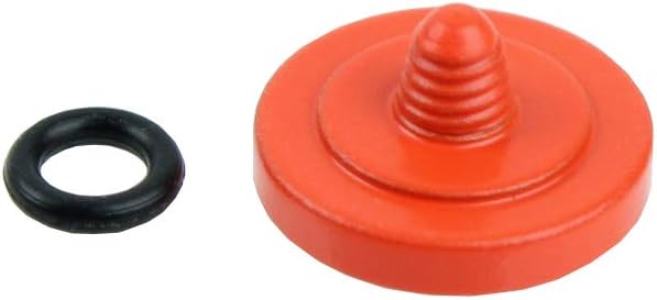 Foto&Tech Soft Shutter Release Button Compatible with Fuji Fujifilm X-T5 X-T4 X-T3 X-T30 X-T30 II X-T20 X-PRO3 X100V X100F X-E4 X-E3 RX1R II RX10 IV III Leica M9 Nikon Df F3 (3 Pieces, Orange)