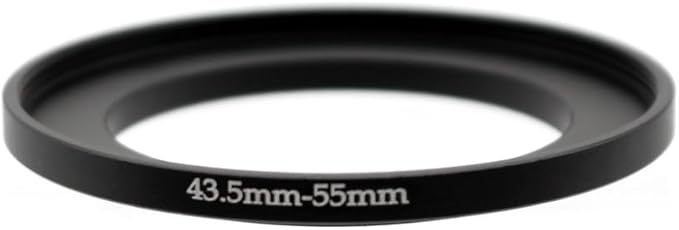 43.5-46/49/55/58mm Step Up & Step Down Rings Adapter for Lens and Filter 43.5-55 Filter Adapter Ring 43.5mm Lens to 55mm Filters