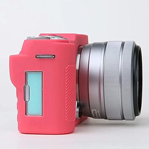 Professional Secure Silicone Camera Case Cover Housing Body Skin for Fujifilm Fuji X-A7 XA7 XA 7 Mirrorless Digital Camera (Red)