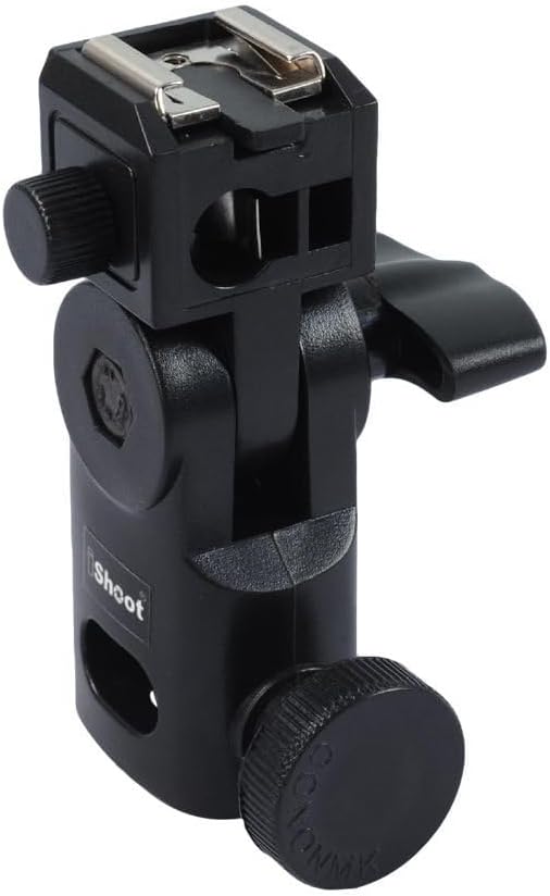 Hot Shoe Mount Flash Bracket/Photo Umbrella Holder Support for Canon Nikon Pentax Olympus Metz Speedlite Flash&Trigger