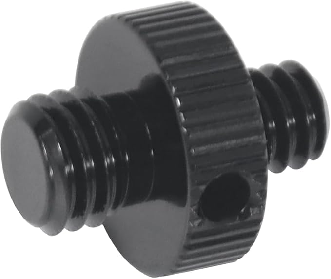 BGNing Camera Screw Adapter Thread 1/4 to 3/8 M4 M8 Conversion Male Screw Reinforced for Insta360 Compatible with GoPro Motorcycle Bike Mount (Aluminum M8)