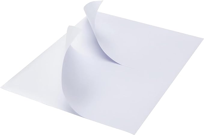 MFLABEL Half Sheet Shipping Labels - 1000 Sheets (2000 Labels) 8.5" x 5.5" Self-Adhesive Address Labels for Laser & Inkjet Printers, Packaging Labels for Shipping Includes Free Fragile Stickers