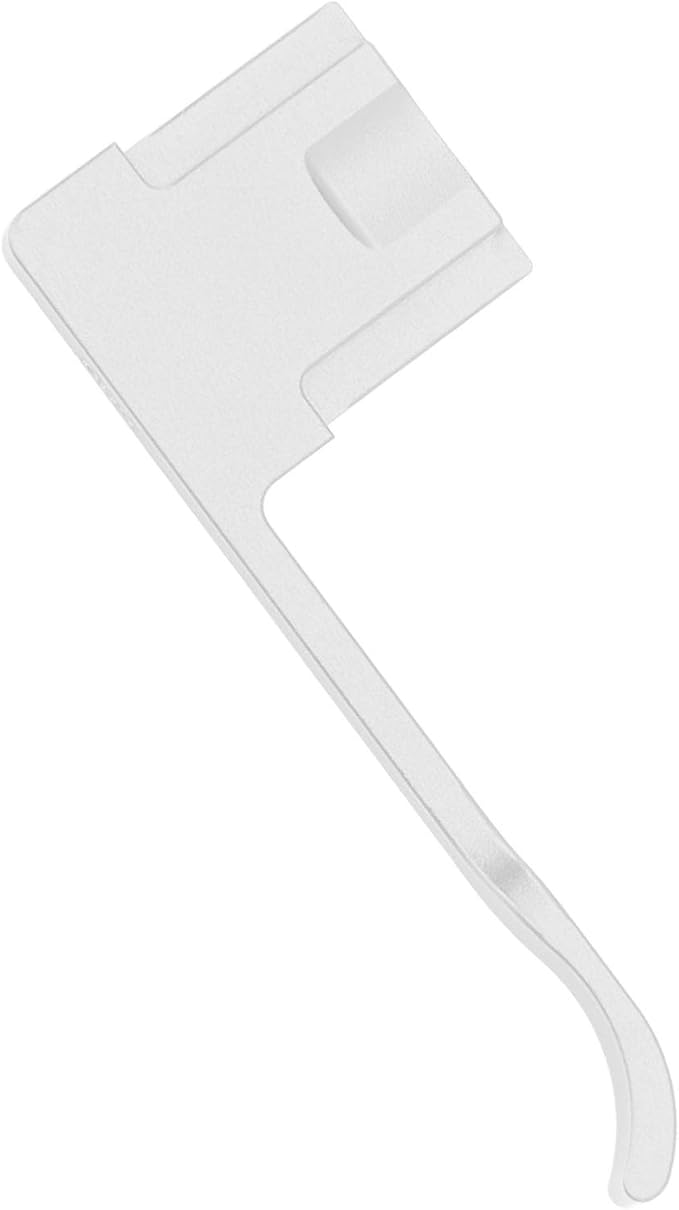 Bewinner Metal Hot Shoe Thumb Up Grip for GR III GR IIIX, Ergonomic Aluminum Alloy Hand Grip Camera Accessory (Silver)